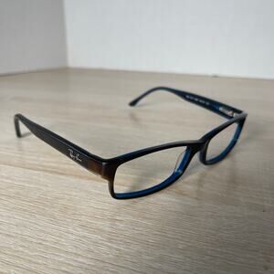 Ray-Ban RB5114 5064 Eyeglasses Blue Tortoise Frames Only 52-16-135 READ